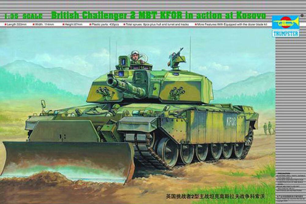 TRUMPETER 345  1/35 Challenger II KFOR 