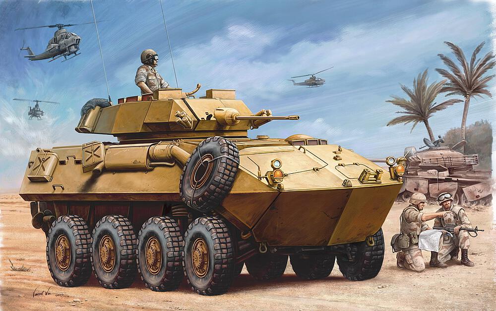 TRUMPETER 349  1/35 USMC LAV-25 PIRANHA 