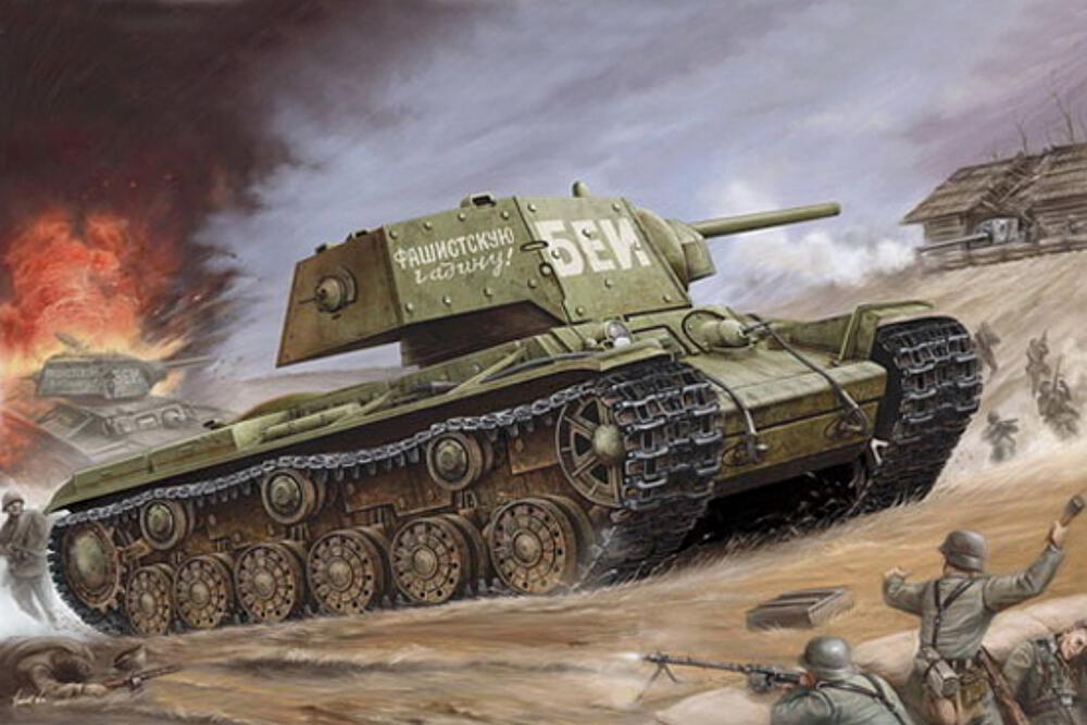 TRUMPETER 357  1/35 KV-1s Ehkranami 