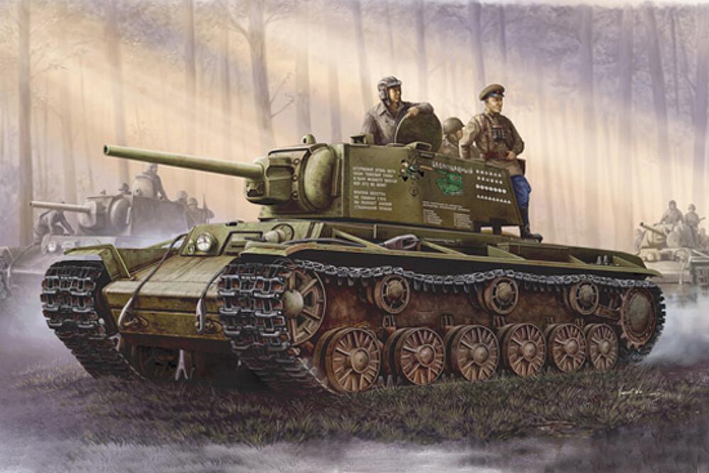 TRUMPETER 358  1/35 KV-1 , 1942 
