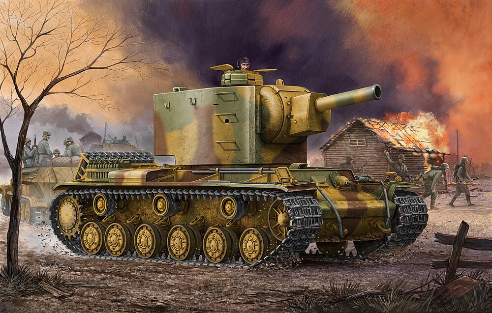 TRUMPETER 367  1/35 Véhicule de combat blindé allemand KV-2 754 
