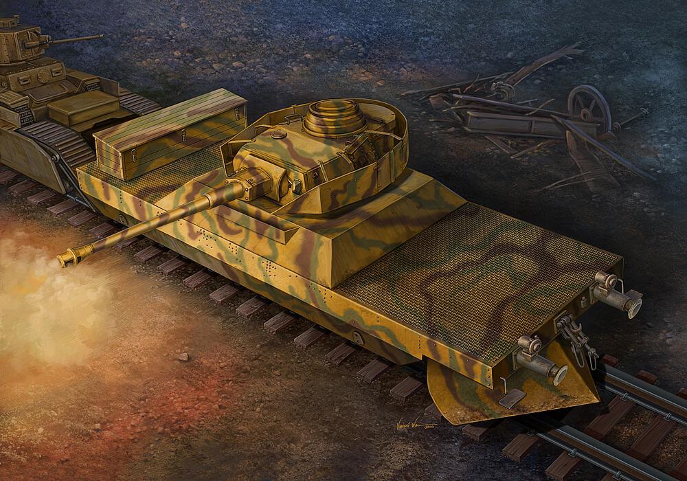 TRUMPETER 368  1/35 Voiture de chasseur de chars allemand 