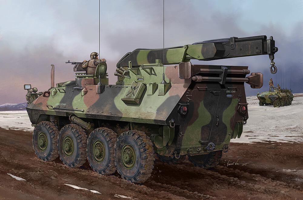 TRUMPETER 370  1/35 USMC LAV-R Récupération de véhicule blindé léger 