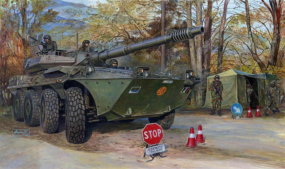 TRUMPETER 387  1/35 B1 Centauro, version tardive 