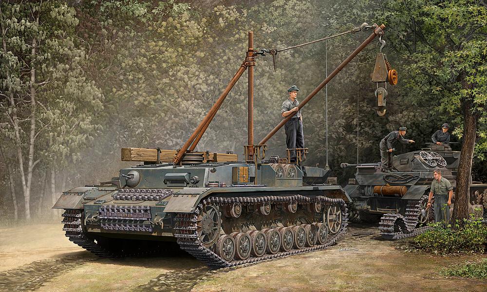 TRUMPETER 389  1/35 char de montagne allemand IV 
