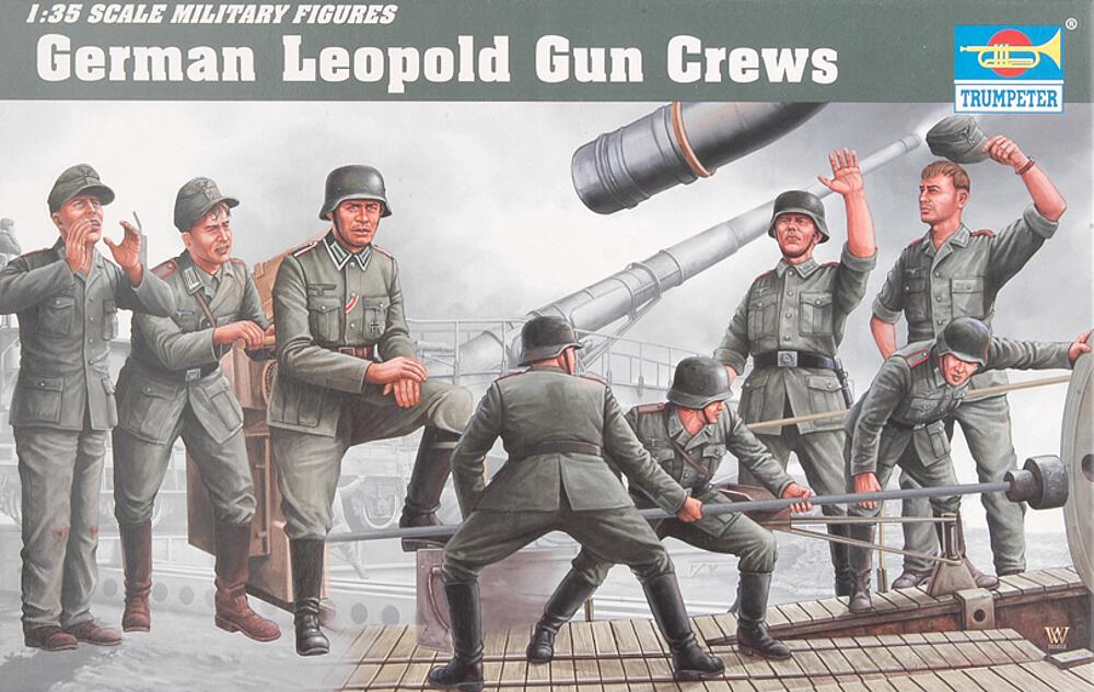 TRUMPETER 406  1/35 Équipage pour canon Leopold, 8 hommes 