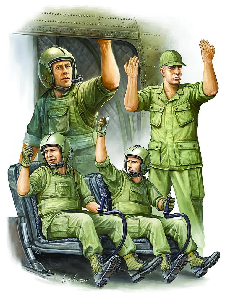 [TRUMPETER 417  ] TRUMPETER 417  1/35 Armée américaine moderne, CH-47 Crew 