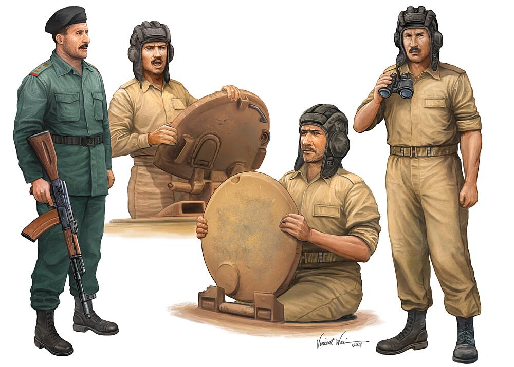 TRUMPETER 439  1/35 Equipage de chars irakiens 