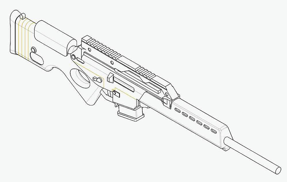 TRUMPETER 521  1/35 Small Arms : armes à feu allemandes, sélection SL8 