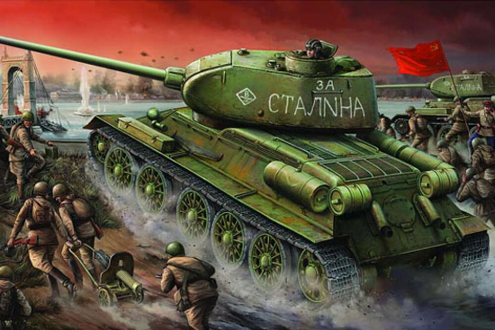 TRUMPETER 904  1/16 T-34/85, 1944, n° 174 