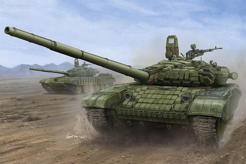 TRUMPETER 925  1/16 T-72B/B1 MBT avec blindage Contact-1 