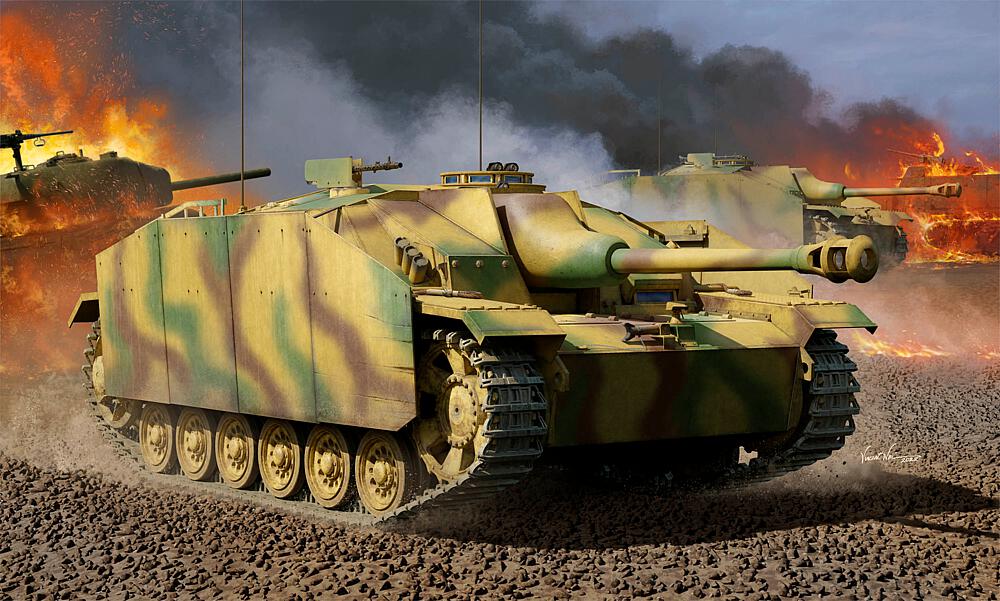 TRUMPETER 947  1/16 Stug III Ausf. G, production tardive (2in1) 