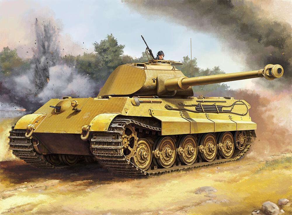 TRUMPETER 948  1/16 Pz. Kpfw. VI Sd. Kfz 182 Tiger II / Porsche 