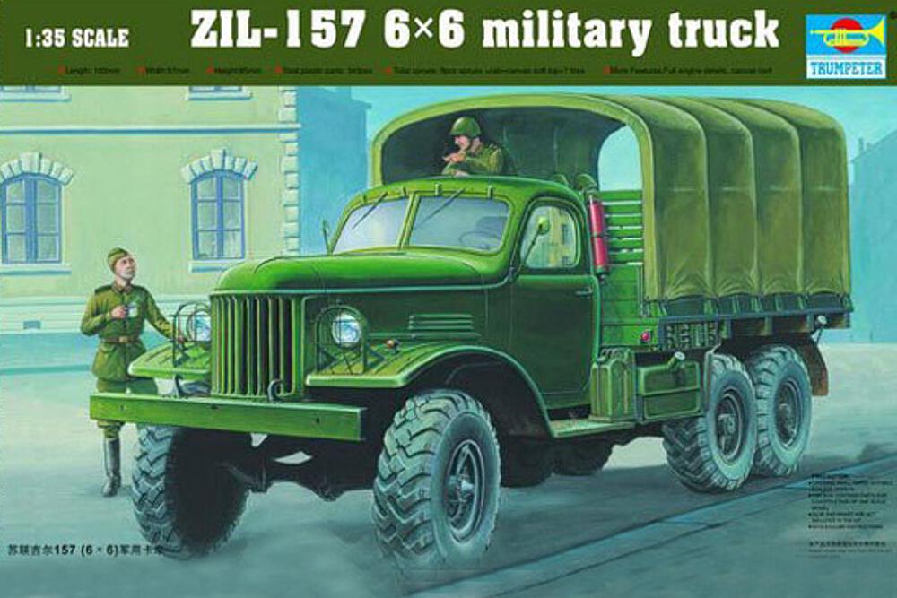 TRUMPETER 1001  1/35 ZIL-157 6 x 6 Camion militaire soviétique 