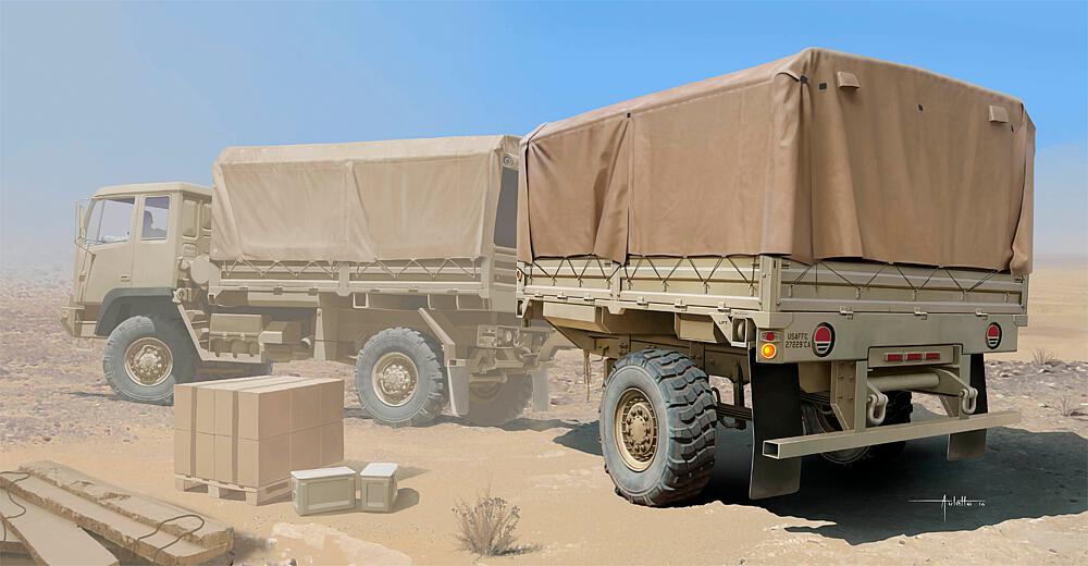 TRUMPETER 1010  1/35 M1082 LMTV Trailer (MTVT) 