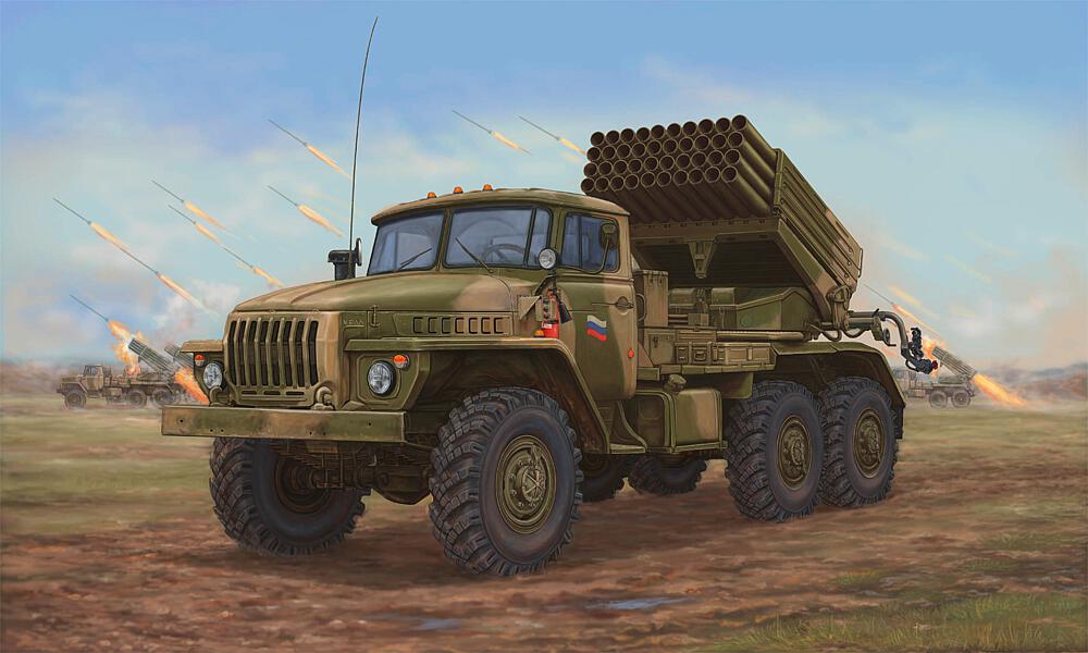 TRUMPETER 1014  1/35 BM-21 Hail MRL, version tardive 