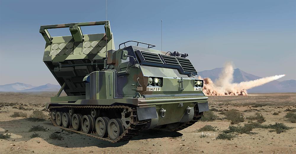 TRUMPETER 1049  1/35 Système de lance-roquettes M270/A1 