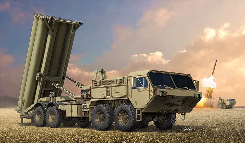 TRUMPETER 1054  1/35 THAAD, système de défense antimissile 