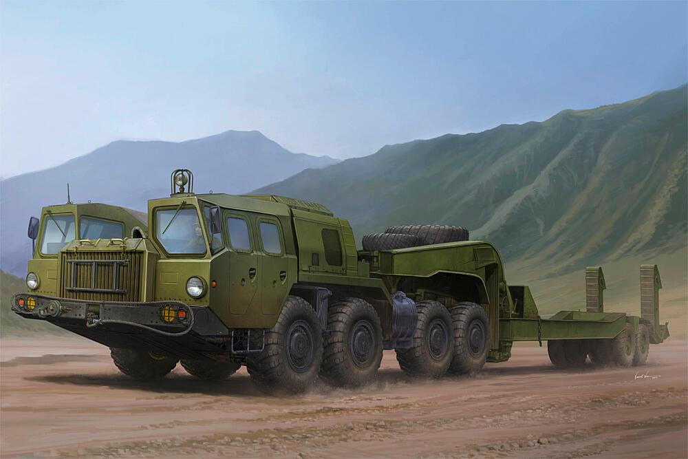 TRUMPETER 1056  1/35 MAZ7410 avec CHMZAP 5247G 