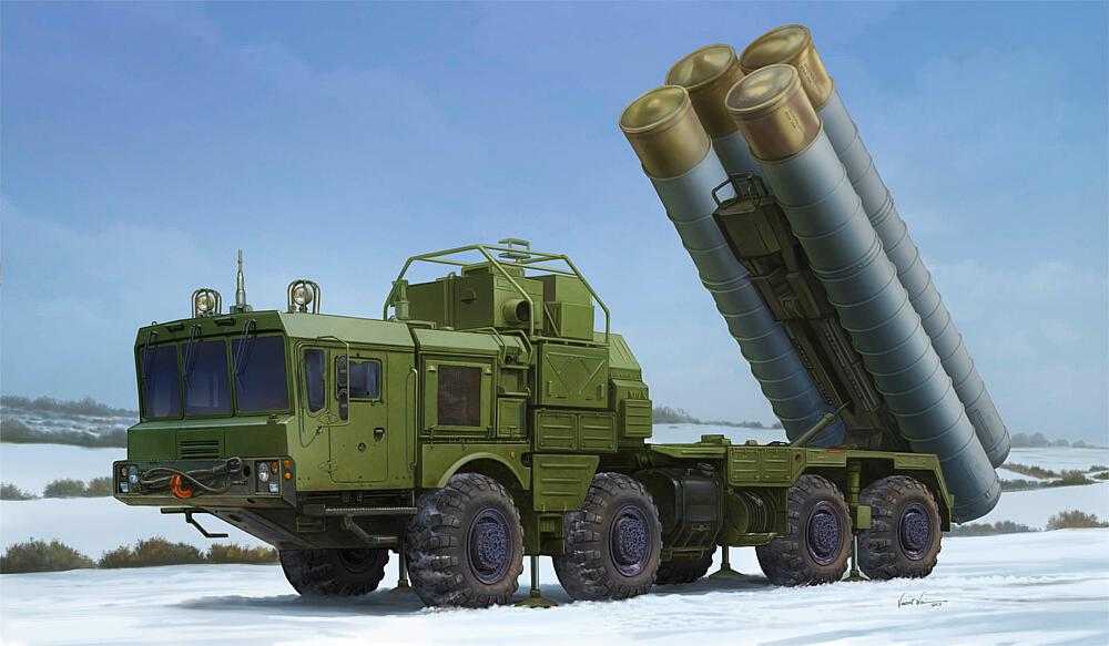 TRUMPETER 1057  1/35 40N6 sur 51P6A Tel S-400 