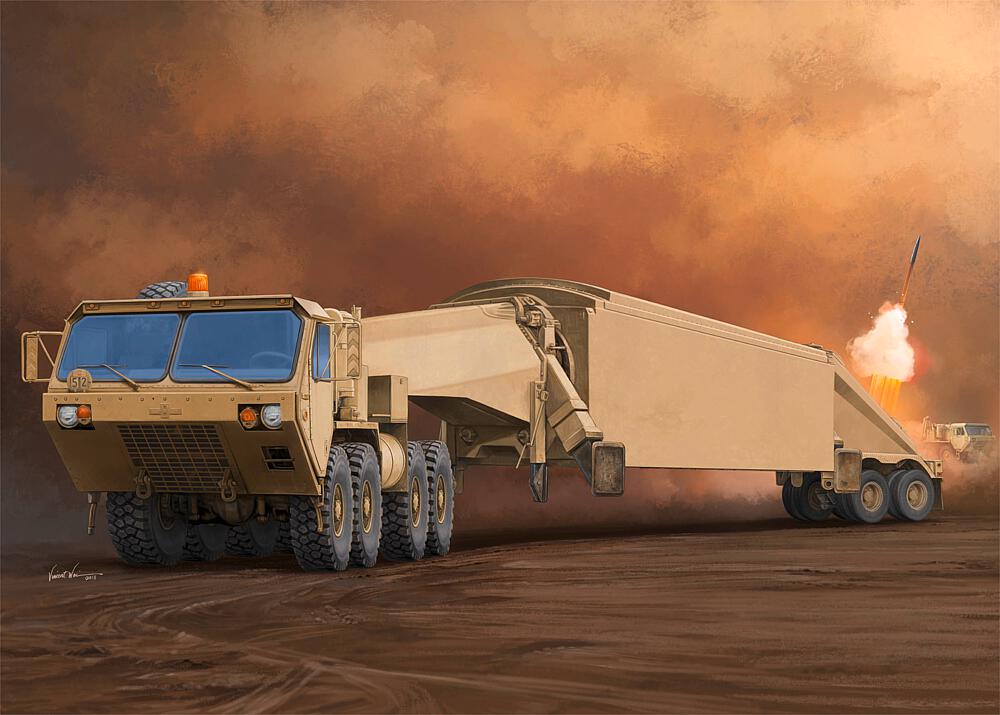 TRUMPETER 1059  1/35 M983 avec radar à bande X AN/TPY-2 