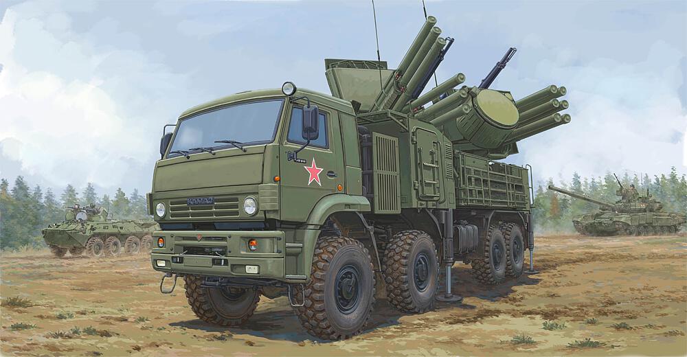 TRUMPETER 1060  1/35 72V6E4, Combat sur 96K6 Pantsir S1 ADMGS 