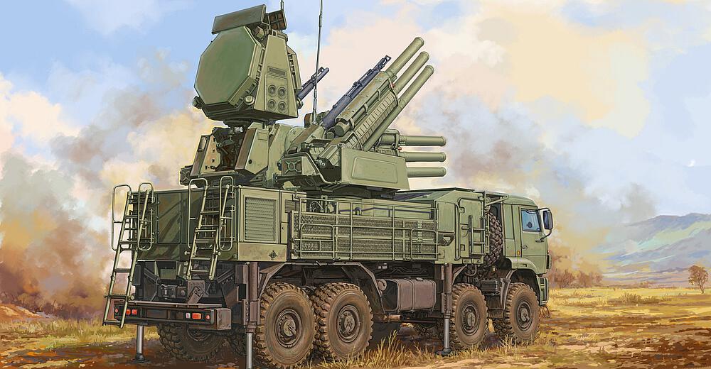 TRUMPETER 1061  1/35 Unité 72V6E4 avec 96K6 Pantsir S1 ADMGS 