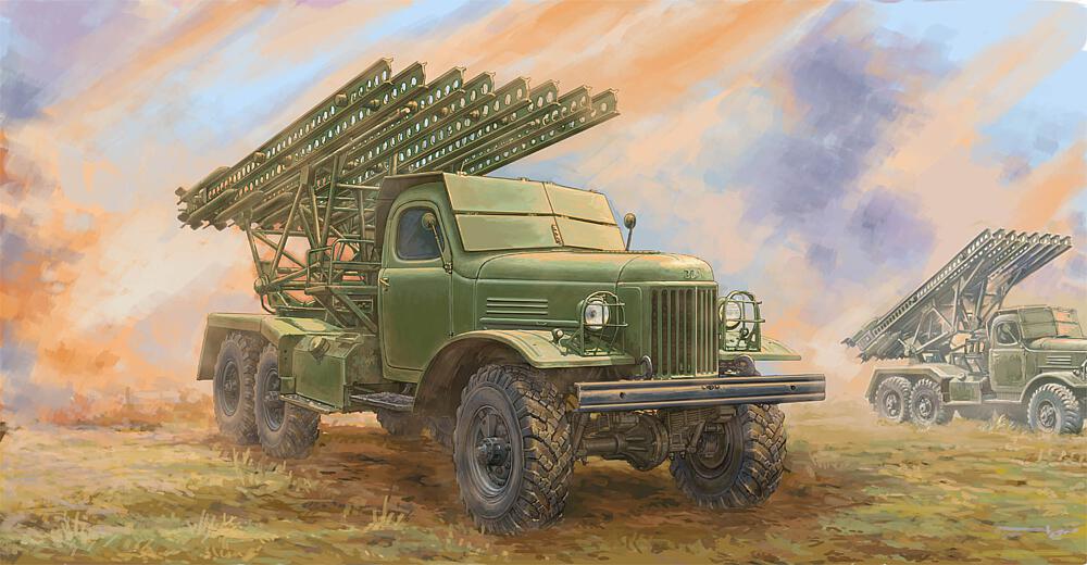 TRUMPETER 1075  1/35 2B7, Lance-roquettes multiple BM-13NM 