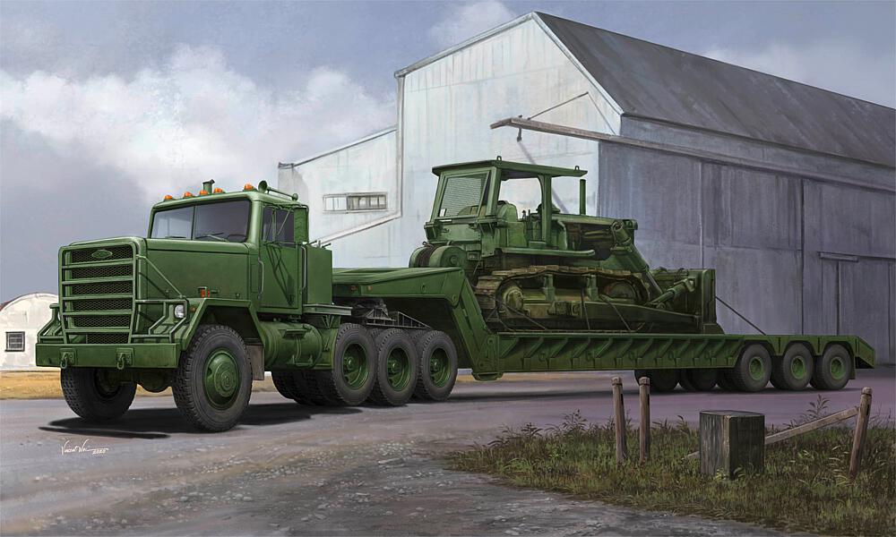 TRUMPETER 1078  1/35 Camion M920 avec remorque M870A1 
