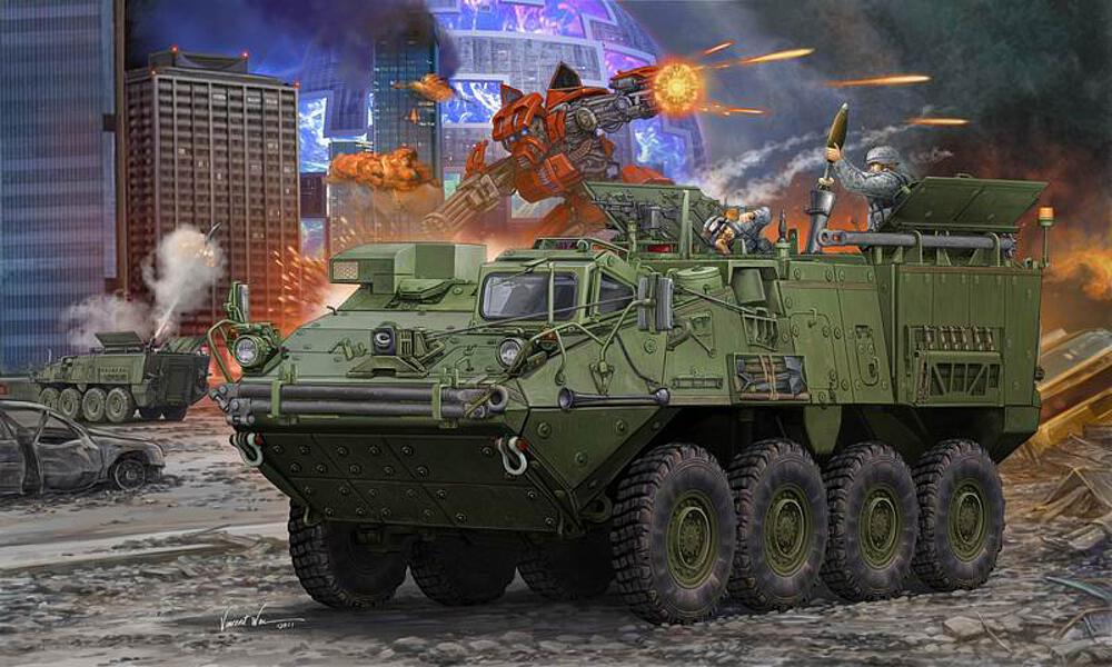 TRUMPETER 1512  1/35 M1129 Véhicule porte-engins Stryker MC-B 