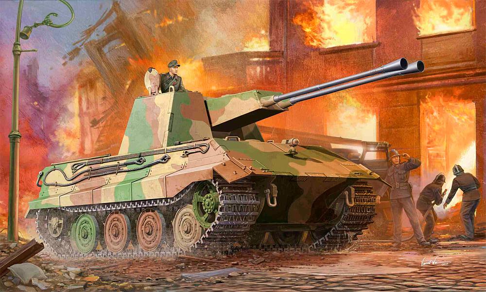 TRUMPETER 1539  1/35 char allemand E-75 Flakpanzer 