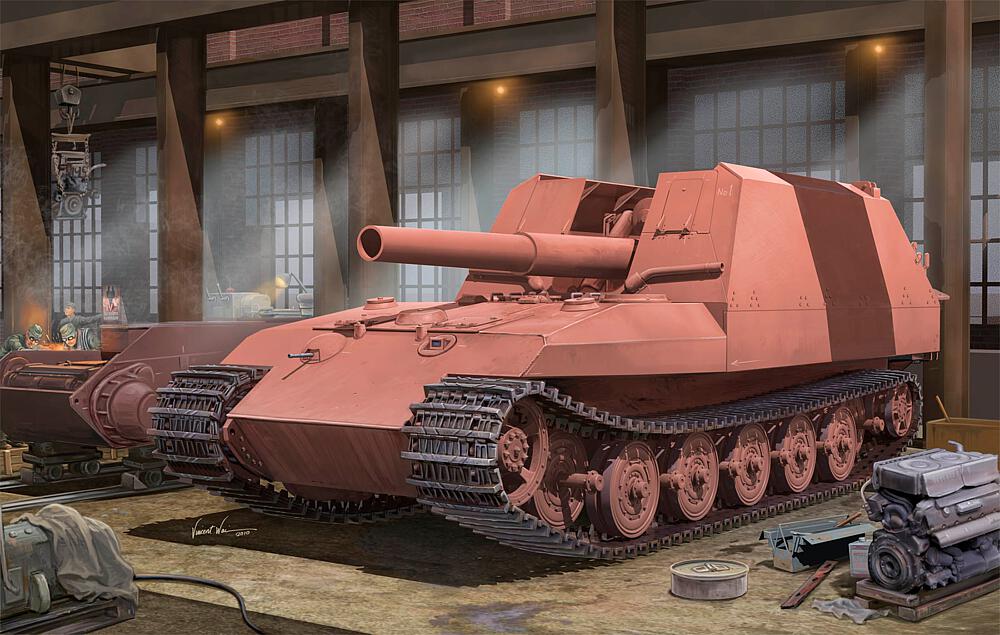 TRUMPETER 1540  1/35 Voiture-canon VI 21 cm Msr 18 (sf) 