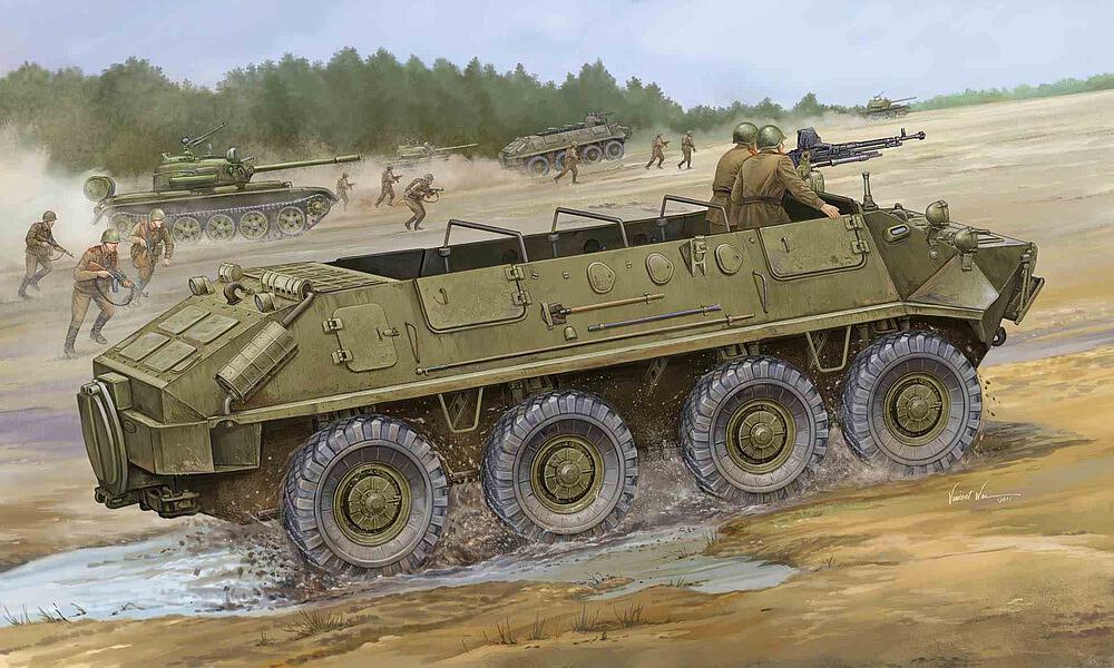 TRUMPETER 1542  1/35 BTR-60P APC 