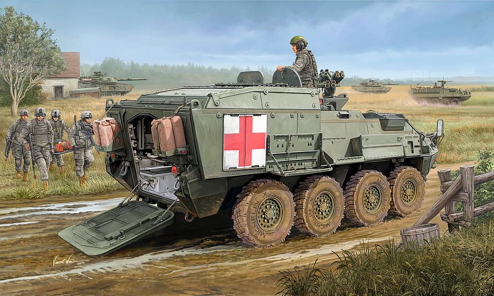 TRUMPETER 1559  1/35 M1133 Stryker MEV 