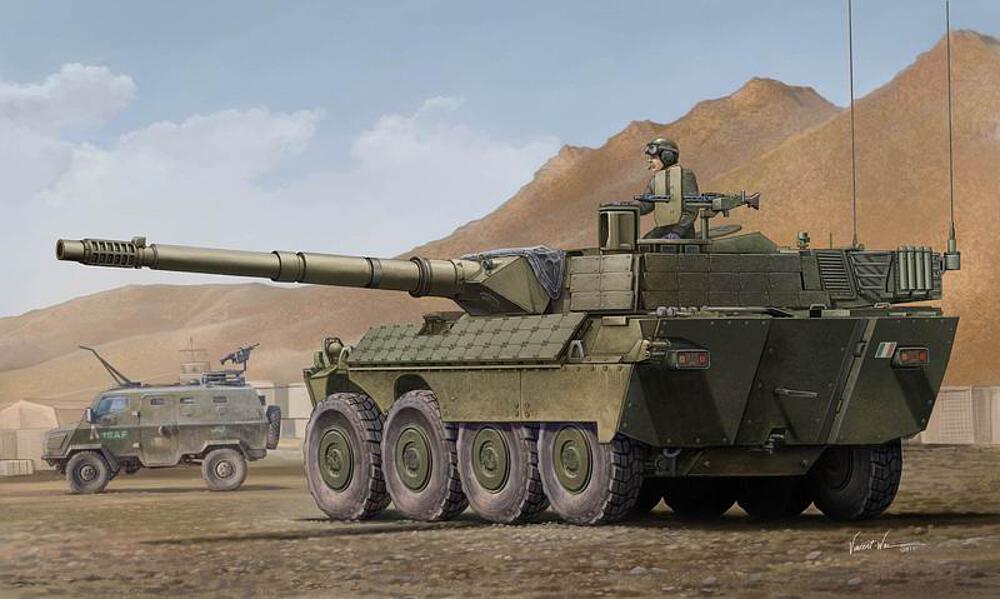 TRUMPETER 1563  1/35 B1 Centauro (First Batch)with Romor 