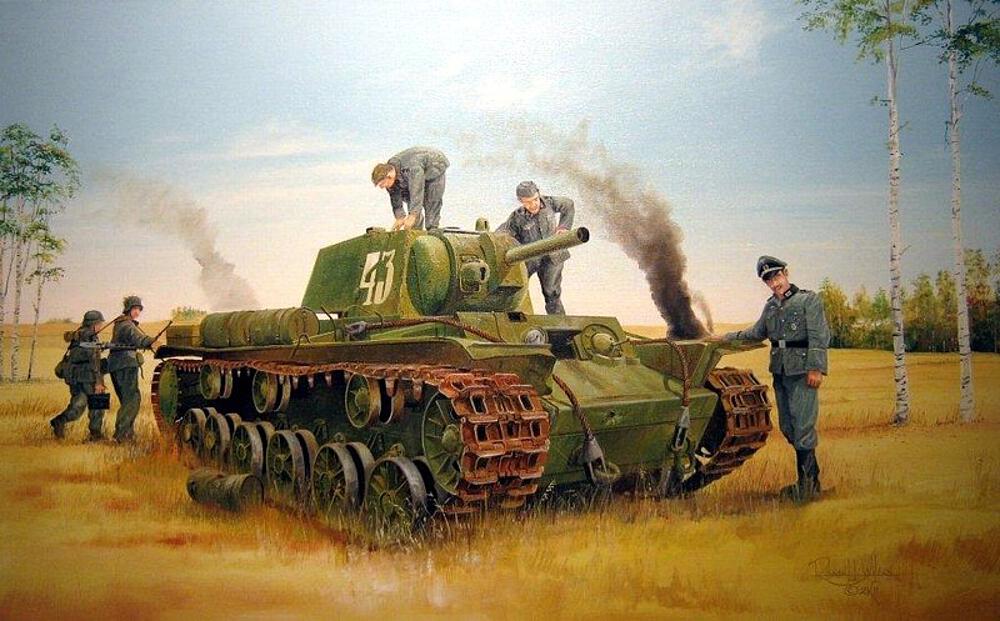 TRUMPETER 1565  1/35 KV-8 