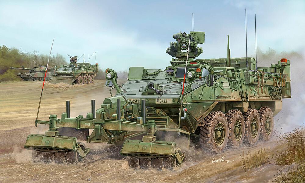 TRUMPETER 1574  1/35 M1132 Ingénieur Stryker 