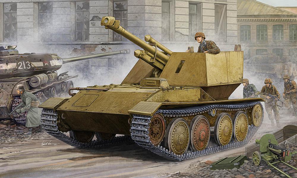 TRUMPETER 1586  1/35 Porte-armes Krupp/Ardelt105 mm leFH 18 