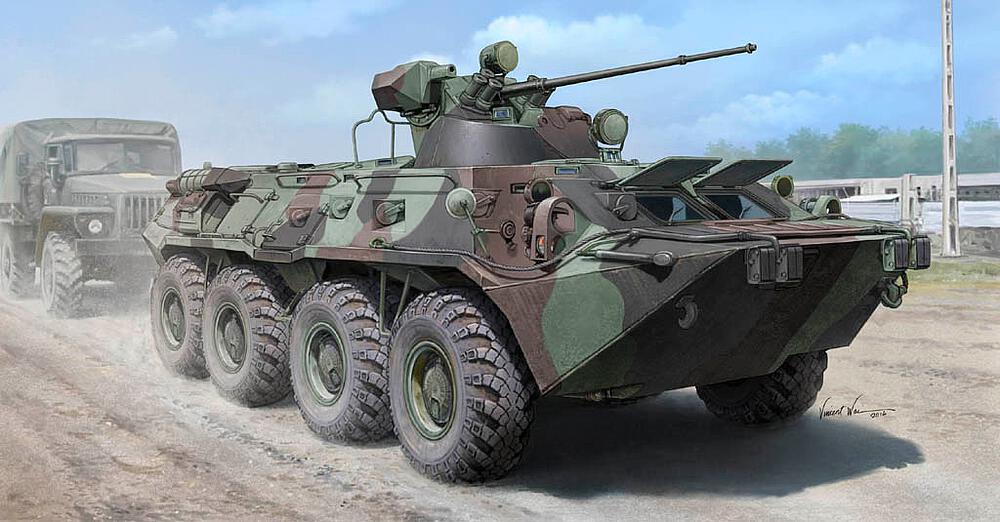 TRUMPETER 1595  1/35 BTR-80A APC 