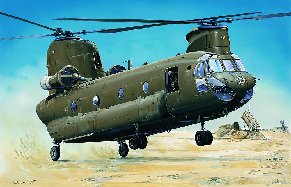 TRUMPETER 1622  1/72 CH47D Chinook 