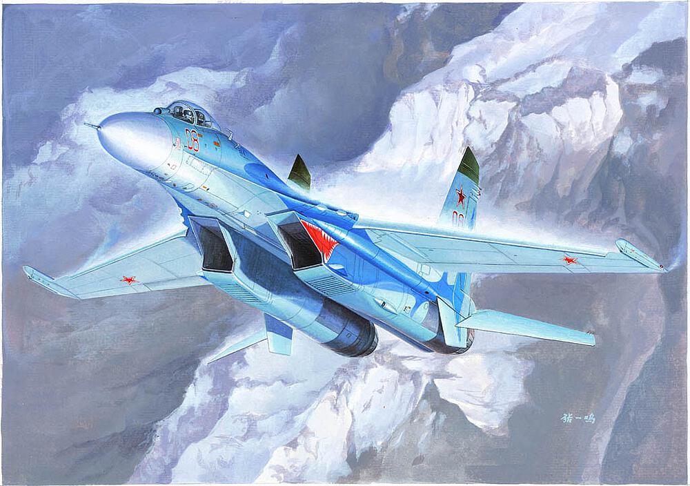 TRUMPETER 1660  1/72 Chasseur Su-27 Flanker B 