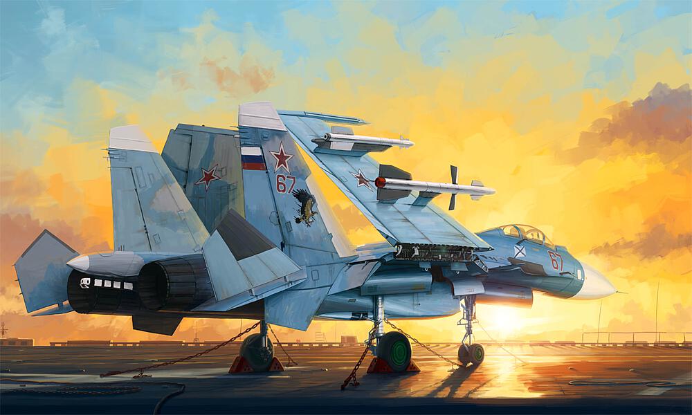 TRUMPETER 1678  1/72 SU-33 Flanker D 
