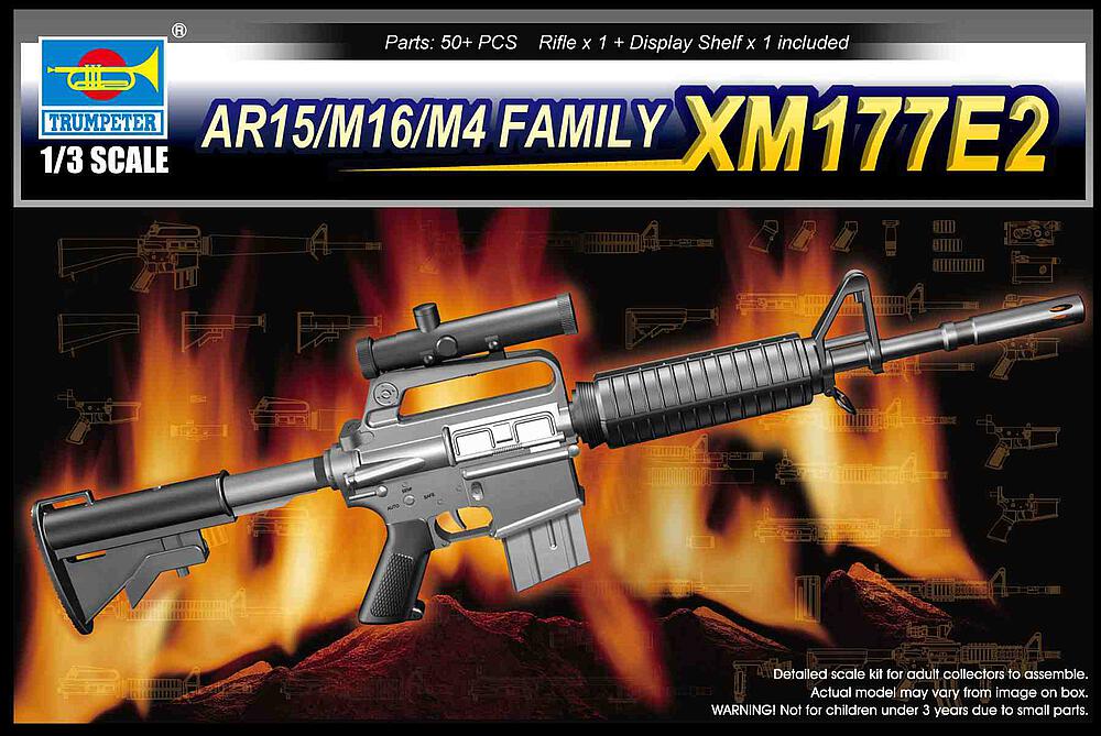 TRUMPETER 1905  1/3 Small Arms : AR15/M16/M4 Family-XM177E2 