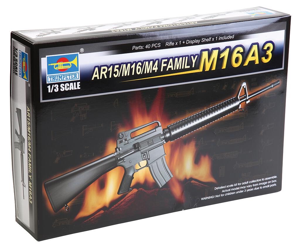 TRUMPETER 1911  1/3 Small Arms : AR15/M16/M16/M4 Family -M16A3 