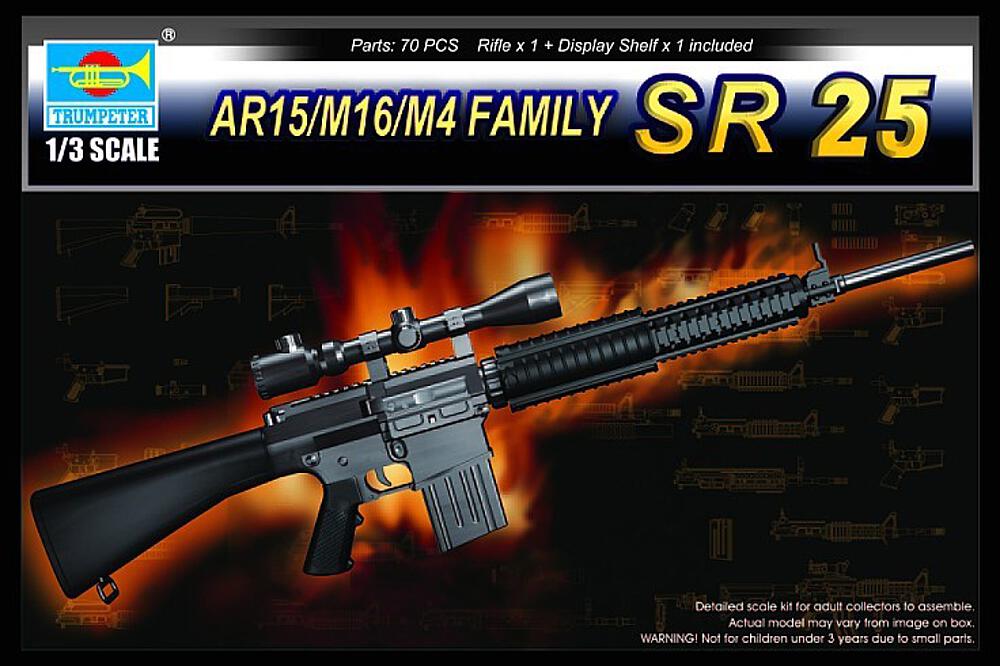 TRUMPETER 1913  1/3 Small Arms : SR 25 