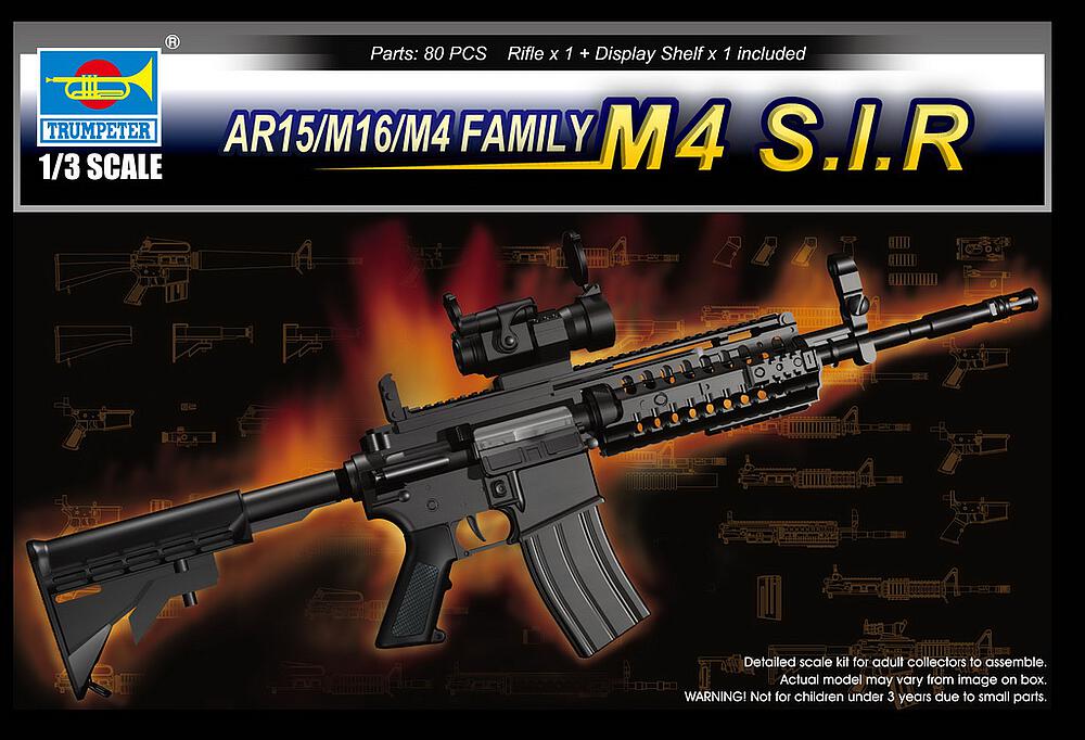 TRUMPETER 1916  1/3 Small Arms : AR15/M16/M4 Family M4 SIR 
