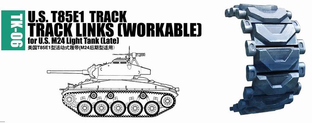 TRUMPETER 2036  1/35 Chaînes pour chars US T85E1 Track for M24 