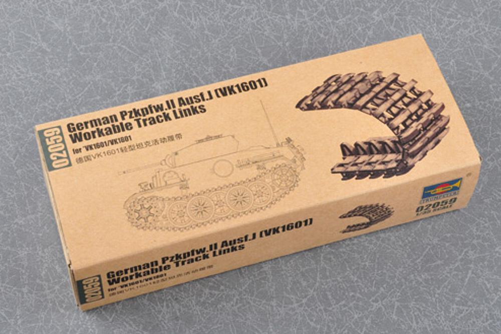 TRUMPETER 2059  1/35 Chaînes pour chars Pzkpfw II Ausf. J VK 1601 
