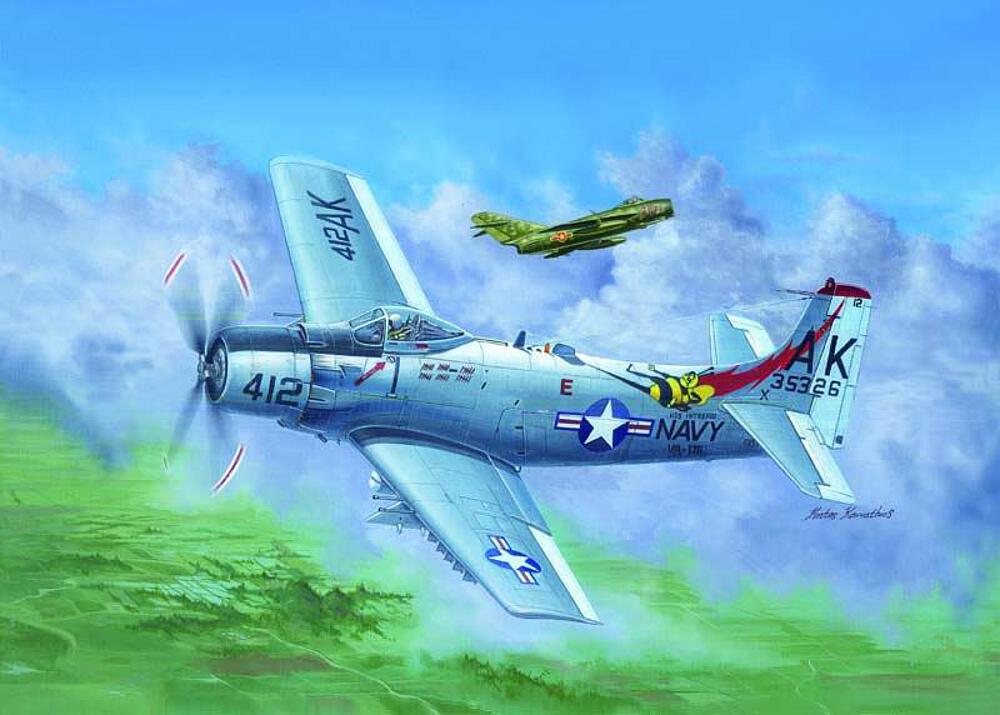 TRUMPETER 2253  1/32 A1H AD6 Skyraider 