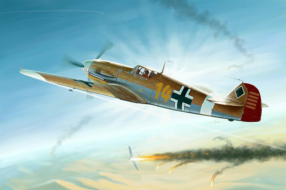 TRUMPETER 2293  1/32 Me Bf 109 F4 Trop 